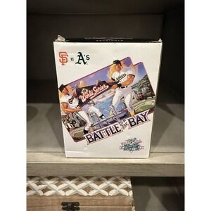 NEW San Francisco Giants Battle of the Bay Snowglobe 7/15/2018 SGA Oakland A's